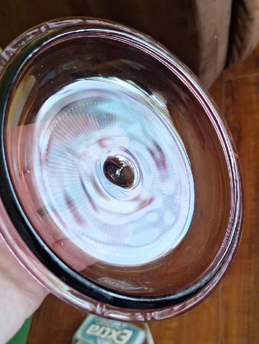 Purple Vision Glass Saucepan with Lid - Elegant Transparent Cookware